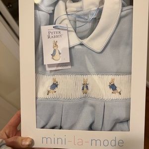 NWT Peter Rabbit Mini La Mode Onesie